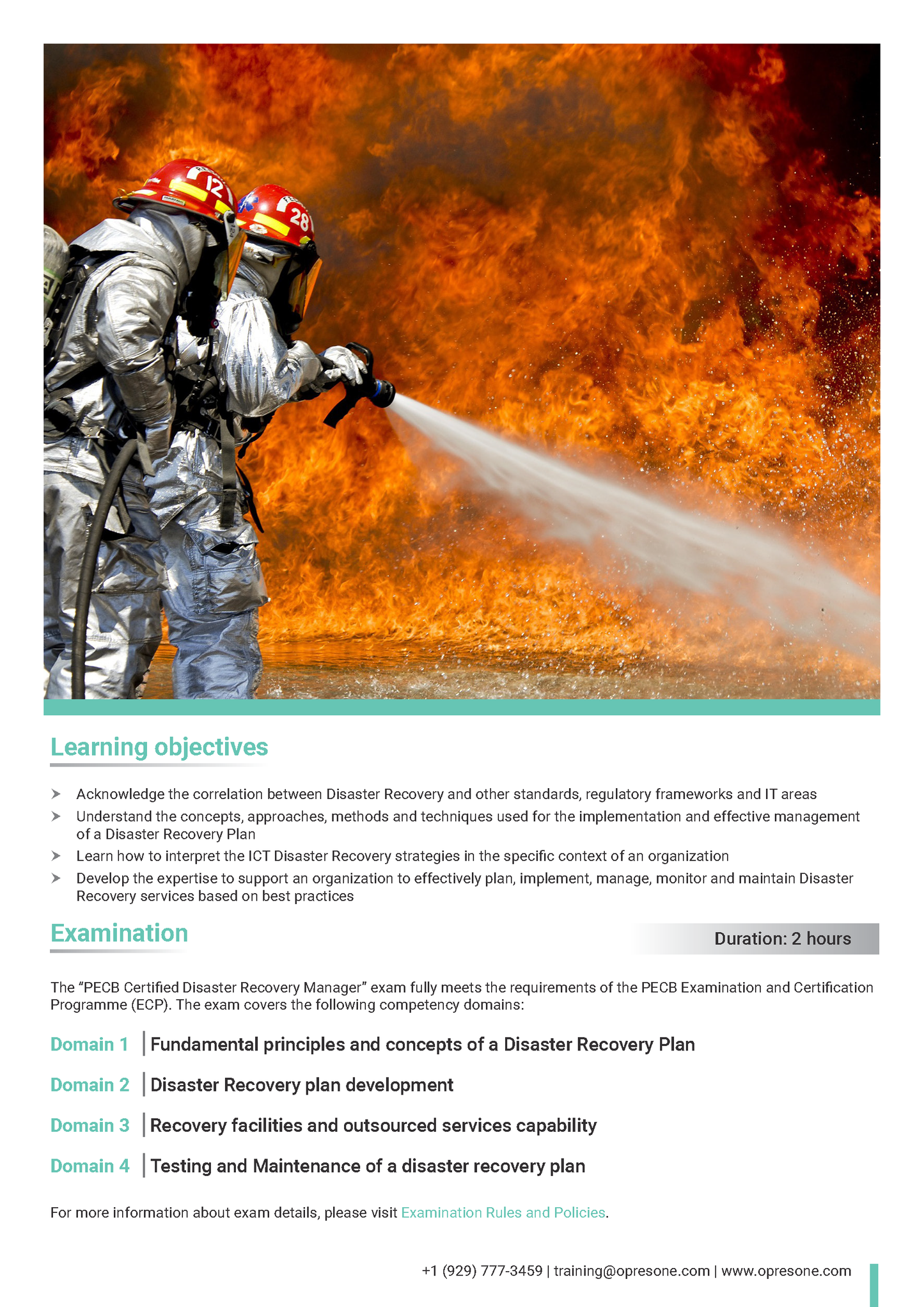 Disaster Recovery Manager (Emergency Management Style) Certification Course