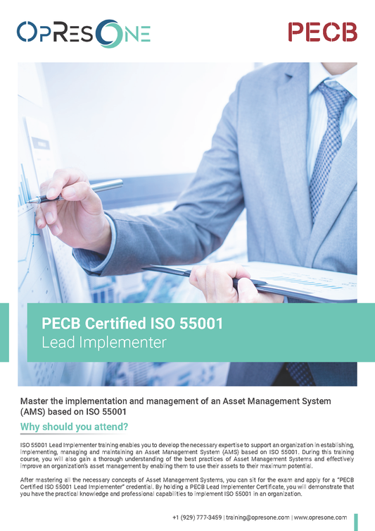 ISO 55001 Lead Implementer Certification Course