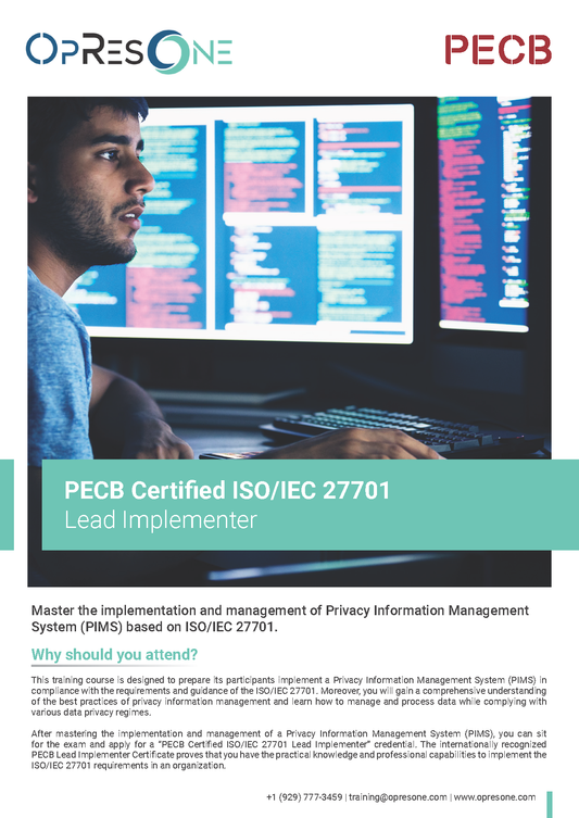 ISO/IEC 27701 Lead Implementer Certification Course