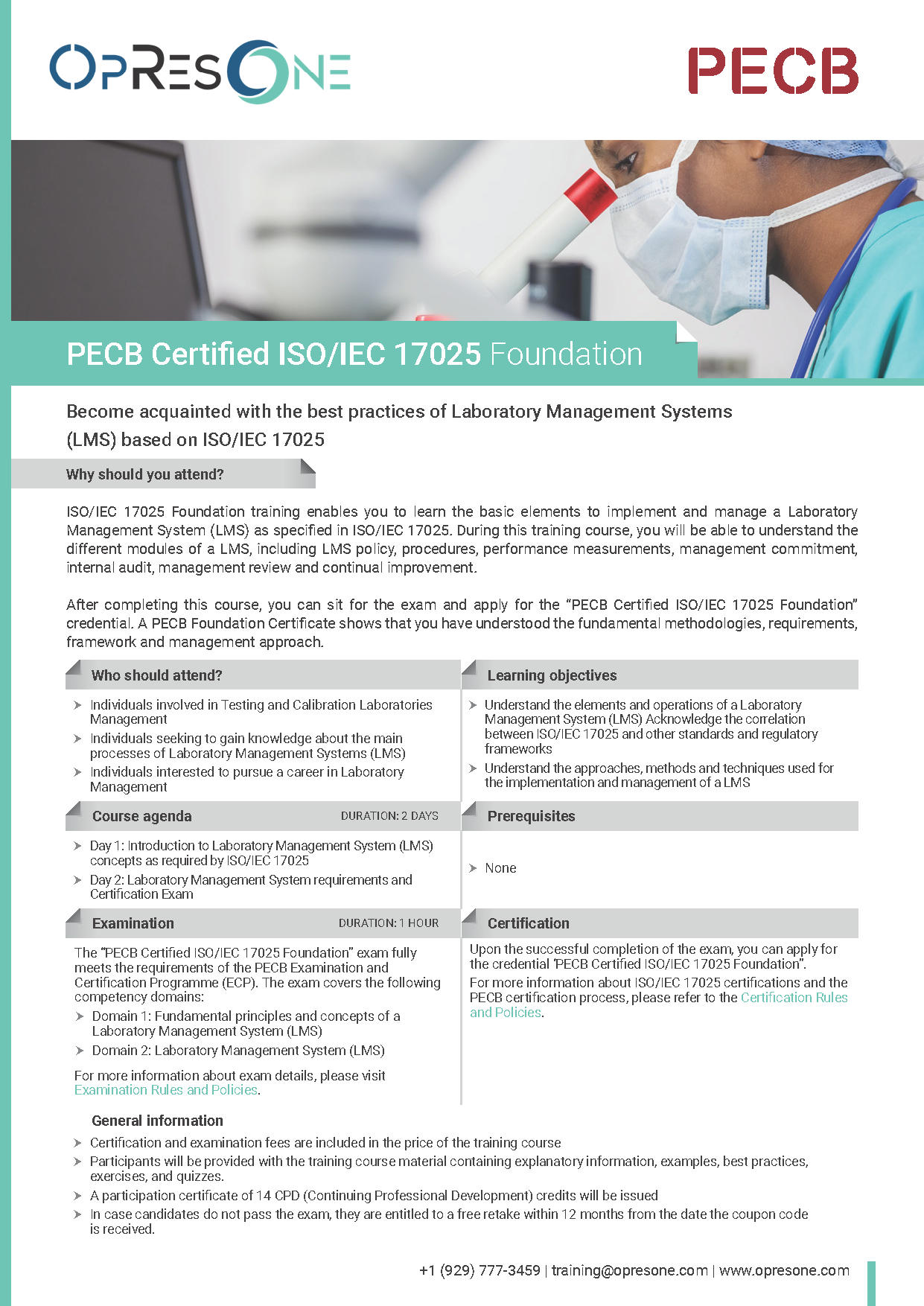 ISO/IEC 17025 Foundation Certification Course