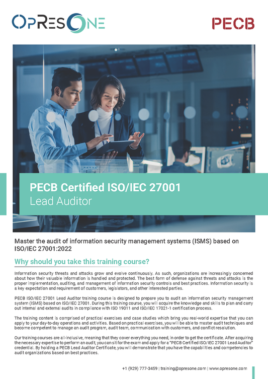 ISO 27001 Lead Auditor Certification Course