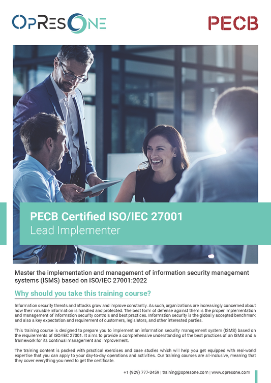 ISO 27001 Lead Implementer Certification Course