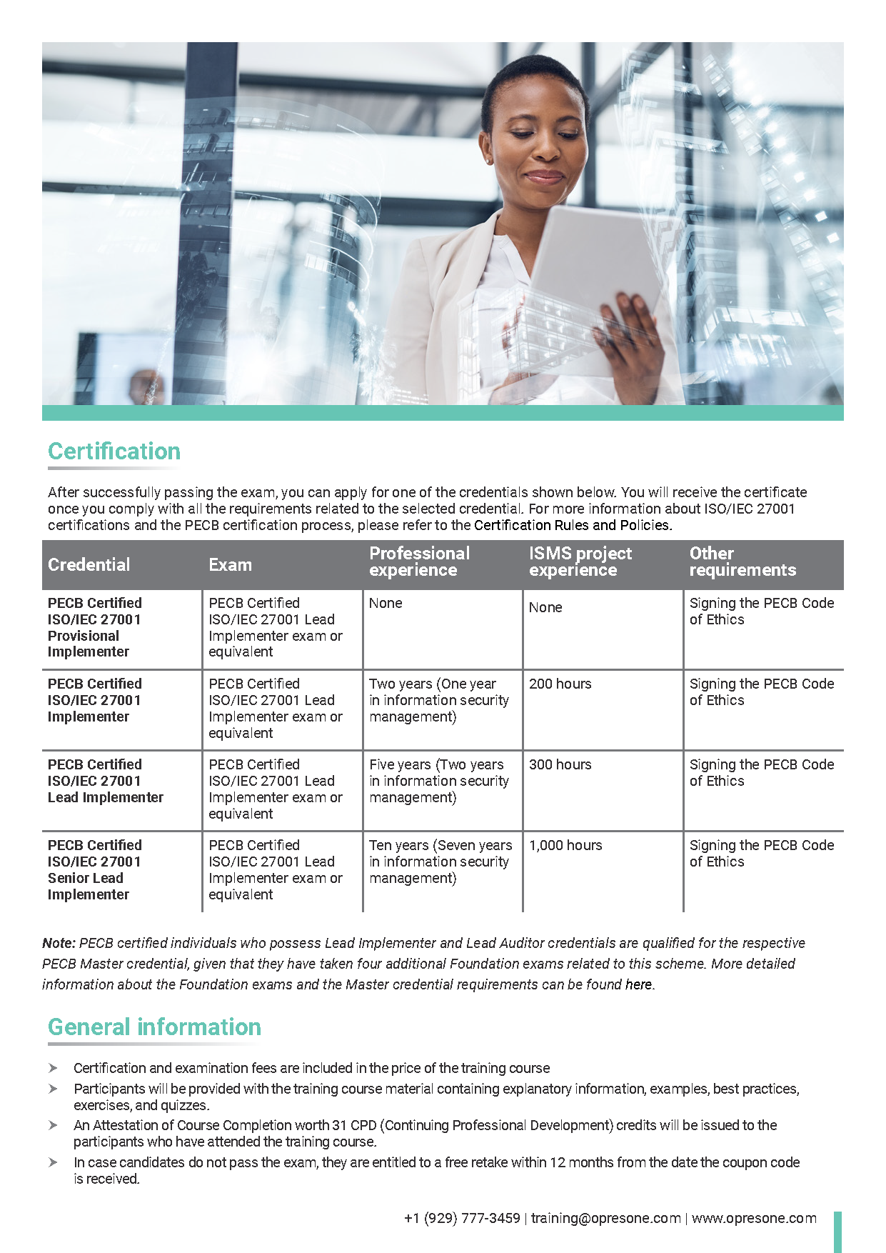 ISO 27001 Lead Implementer Certification Course