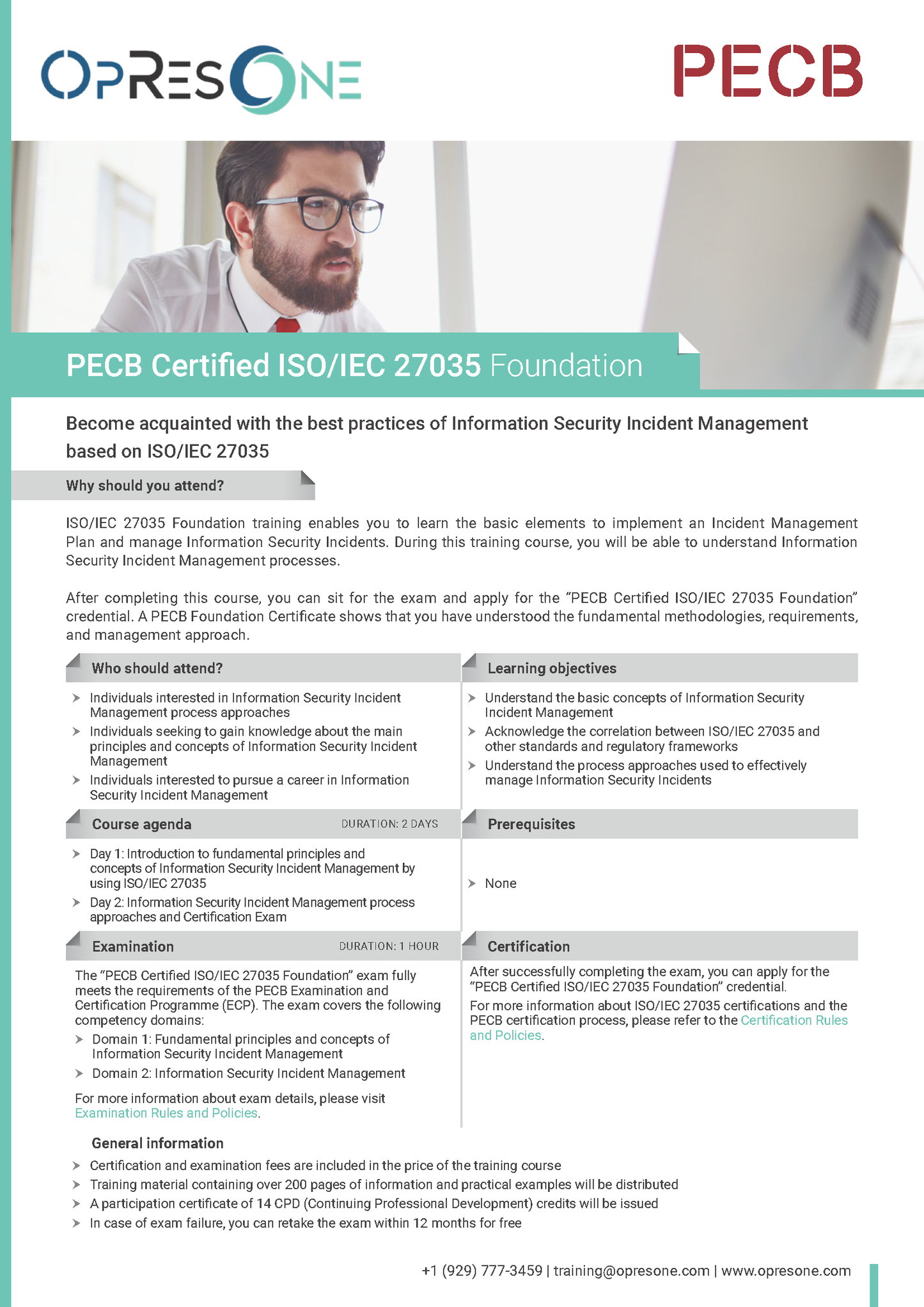 ISO 27035 Foundation Orientation Course