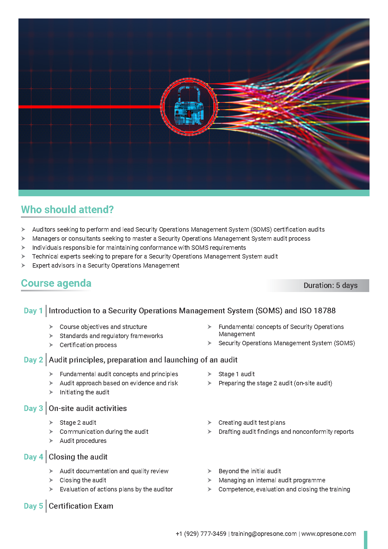 ISO 18788 Lead Auditor Certification Course