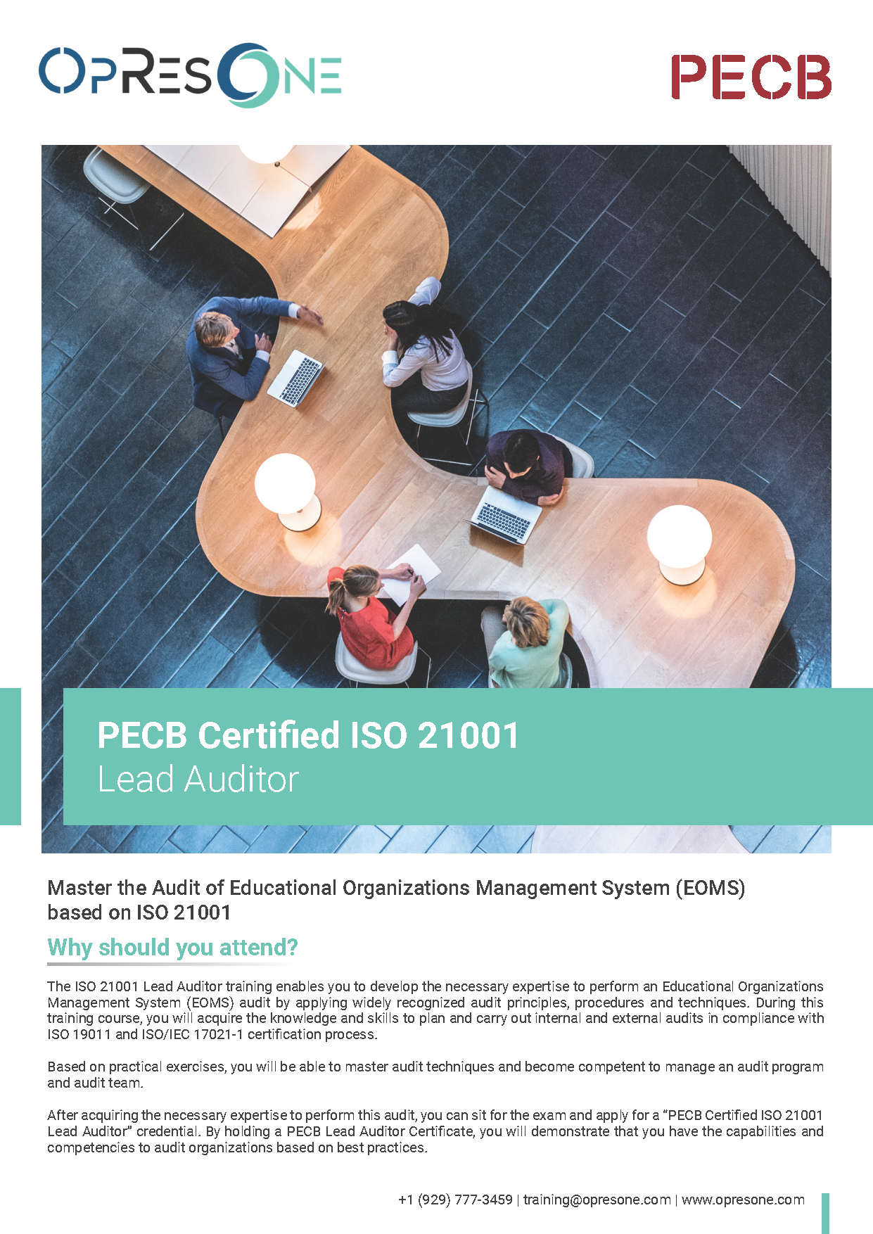 ISO 21001 Lead Auditor Certification Course