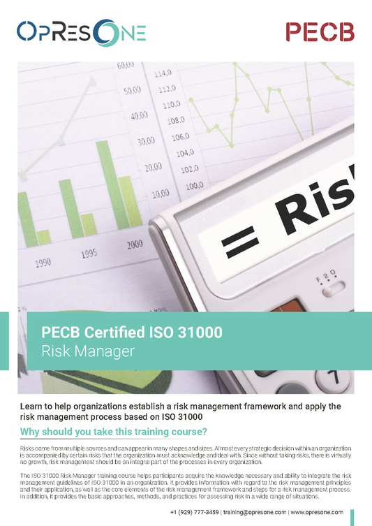 ISO 31000 Risk Manager Certification Course