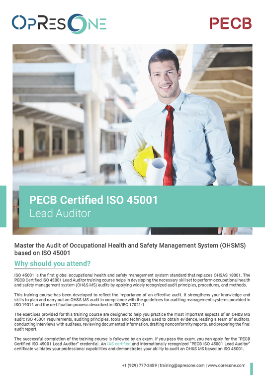 ISO 45001 Lead Auditor Certification Course