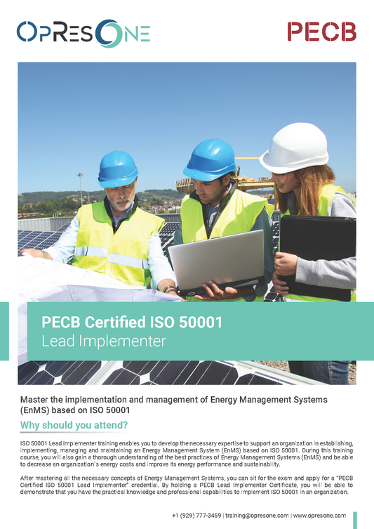 ISO 50001 Lead Implementer Certification Course